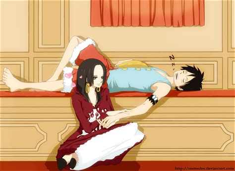 luffy x boa